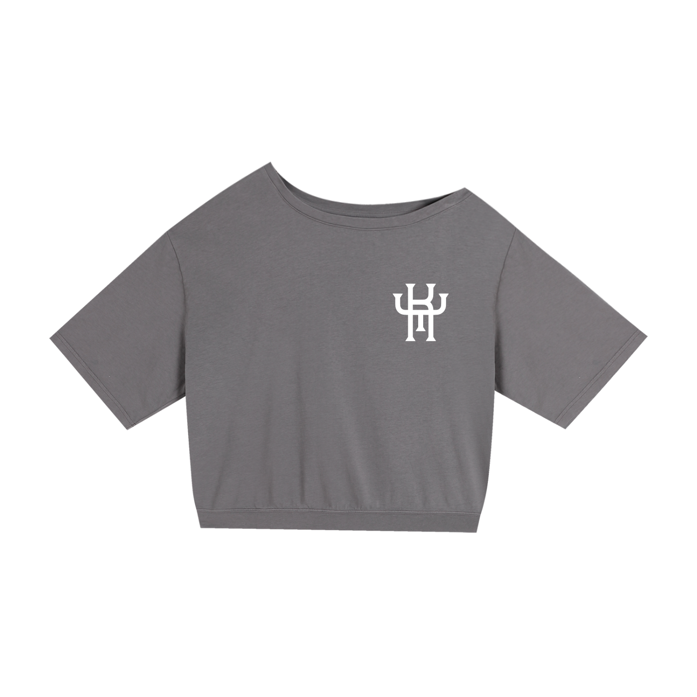 Asymmetric Shoulder Oversized Cotton T-Shirt