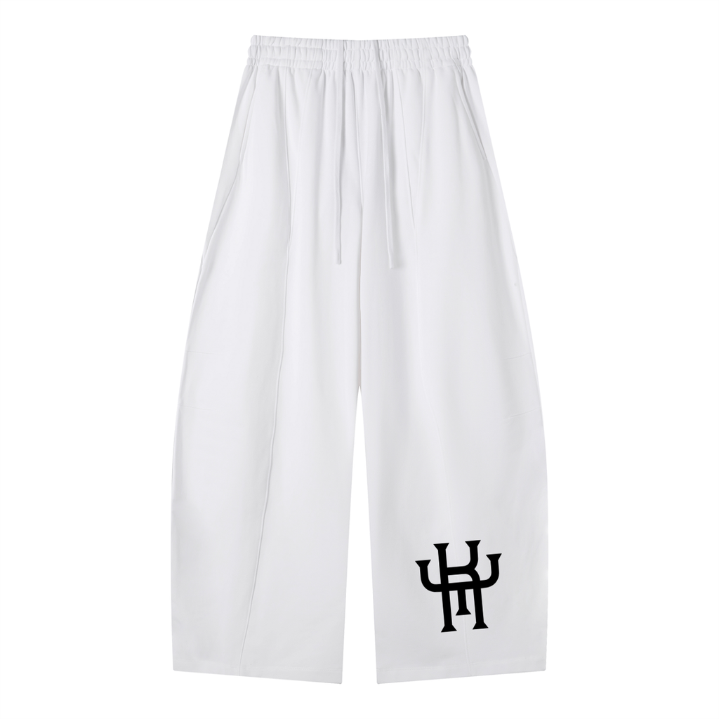 KYLINE Essential Joggers White