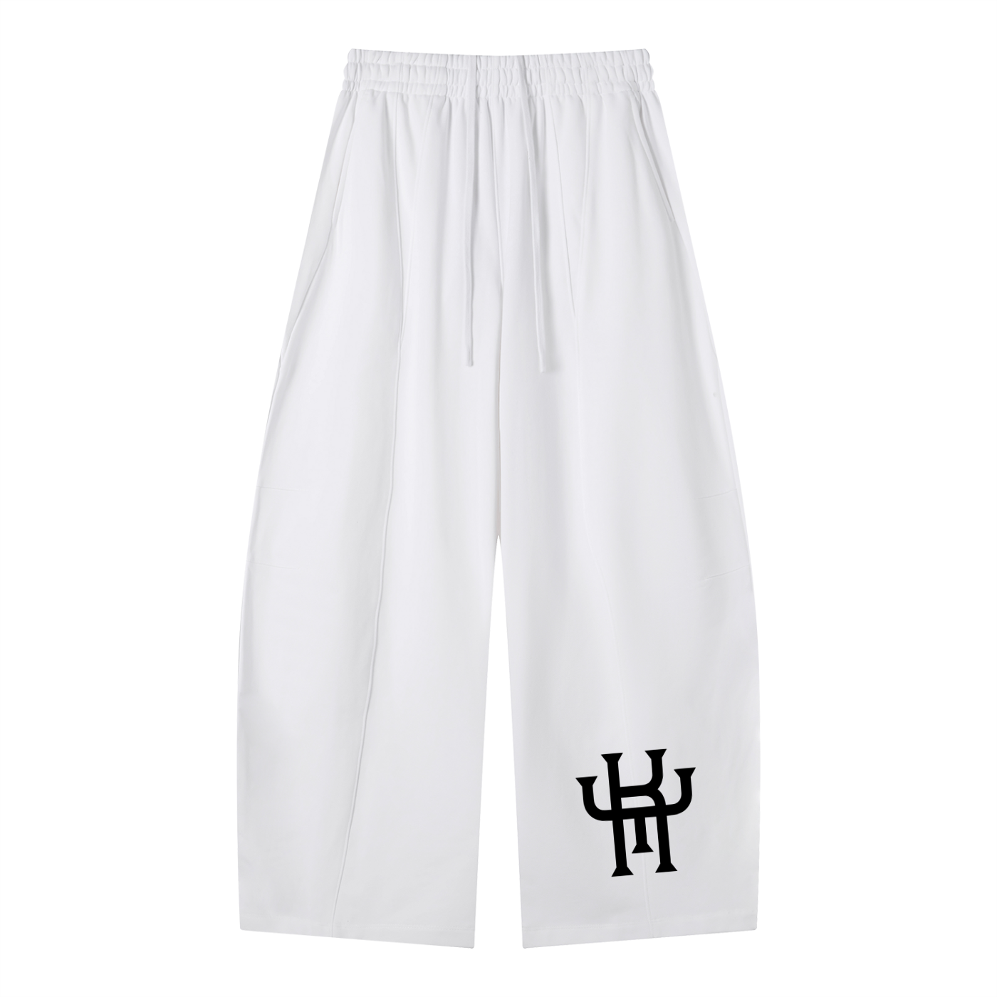 KYLINE Essential Joggers White