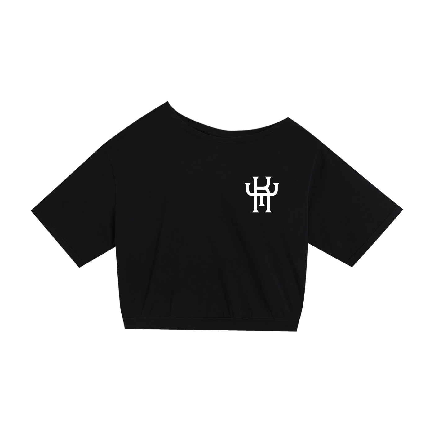 Asymmetric Shoulder Oversized Cotton T-Shirt