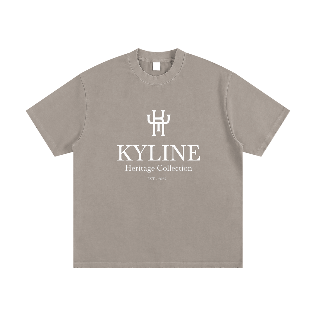 Heavyweight Vintage Washed Frayed T-Shirt