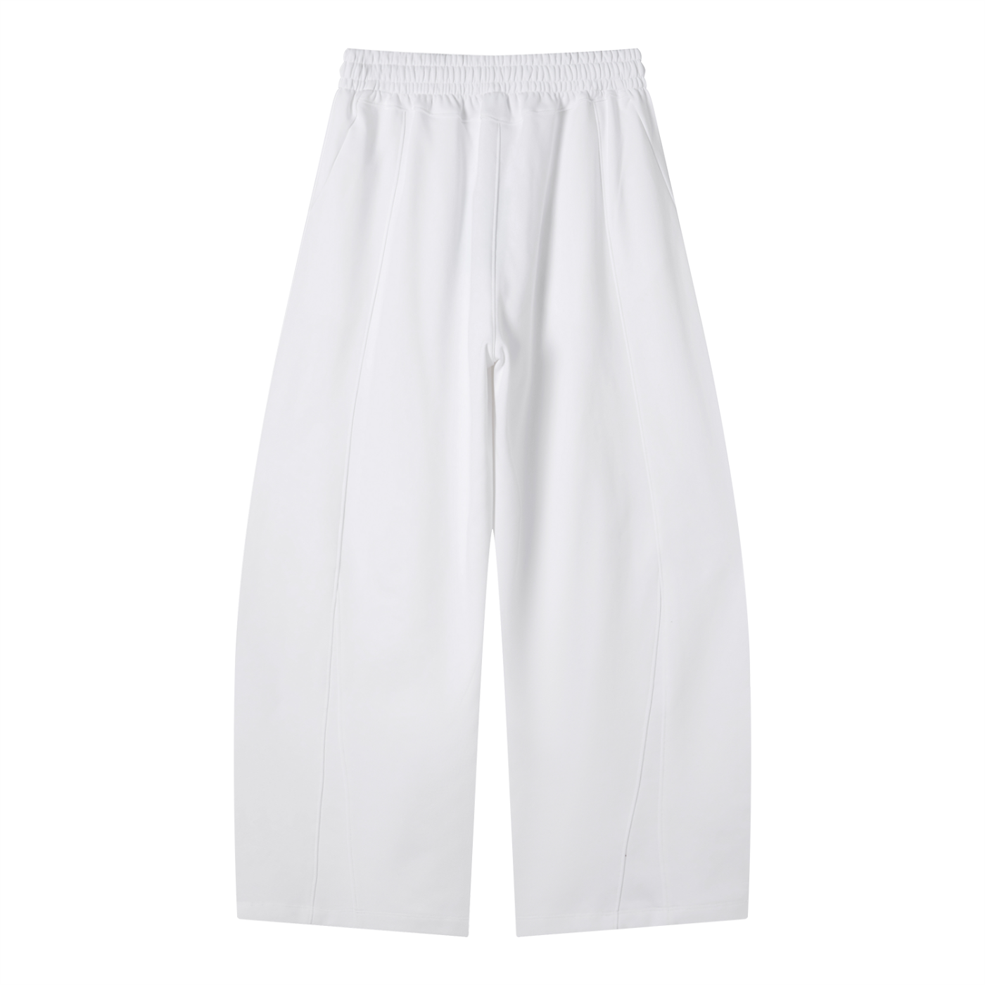KYLINE Essential Joggers White