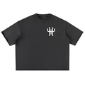 Washed Rolled Hem Half Sleeve T-Shirt